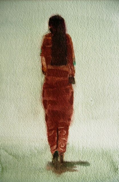 Girl In A Sari